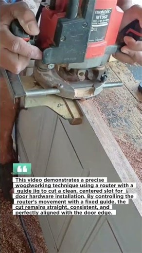 This Router Trick Makes Perfect Door Hardware Slots in Seconds!