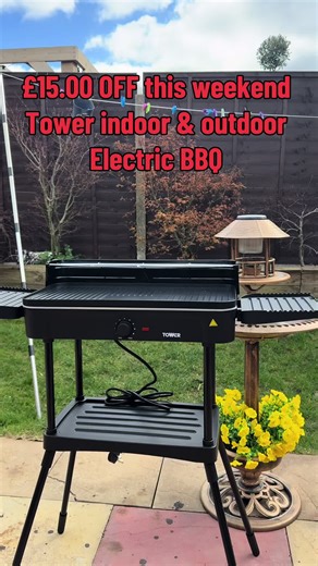 The sun is here ☀️ bbq weather is here!! Burgers 🍔 sausages and steaks 🥩 cooked to perfection. Electric Barbecue from tower has a non stick coating and can be use for cooking outdoors or Indoors on the grill #bbq #electricbbq #bbqlovers #tiktokmademebuylt #summe @Tower Housewares