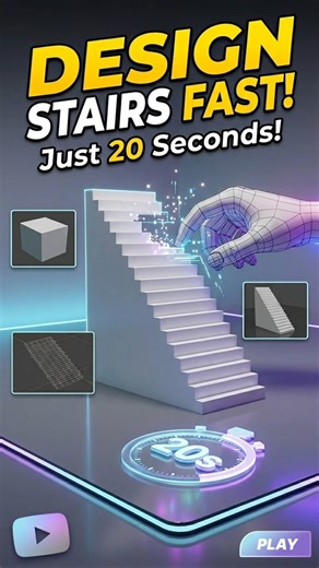 3D stairs
