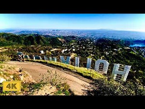 [4K] An Amazing View at Hollywood Sign Hike Tour in Los Angeles