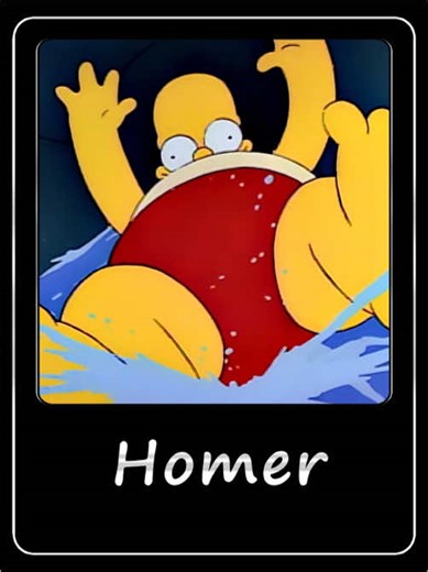 A big fat pig got stuck in the water slide#fyp #fypシ #foryoupage #simpsons #thesimpsons