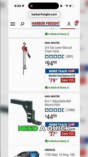 Lift with Ease: Manual Chain Hoist for Your Shop!