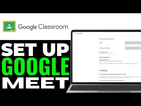 How to Set Up Google Meet From Google Classroom 2025 (EASY & FAST)