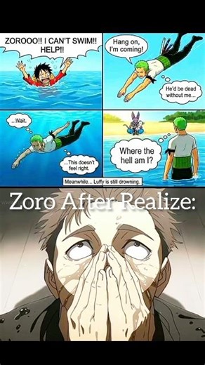 Zoro After Realize 🤯😱#onepiece