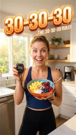 The 30-30-30 Rule Is Going Viral | Does this Rule Actually Work? #shorts #health