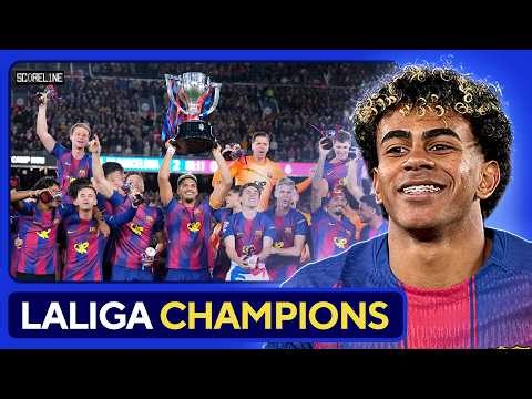 Barcelona crowned LaLiga CHAMPIONS after El Clásico win over Real Madrid