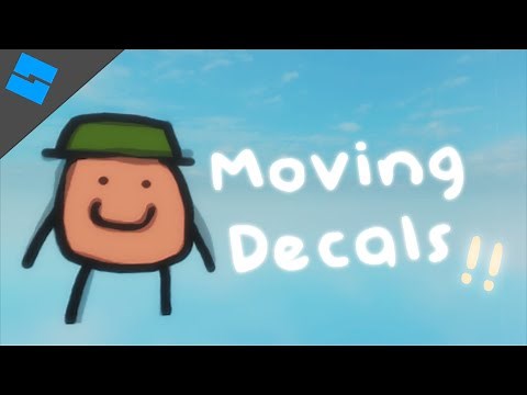(Outdated) How to make "Moving" Decals ( Wiggling Decals ) | Fast Roblox Tutorial