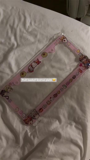 Cute Fruit Basket License Plate Ideas from Etsy