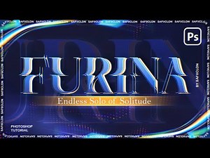 How to Create SIMPLE ELEGANT FURINA TEXT EFFECT in Adobe Photoshop