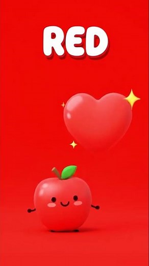 Learn Colors for Kids | Red Color Song & Game | Toddler Learning Video