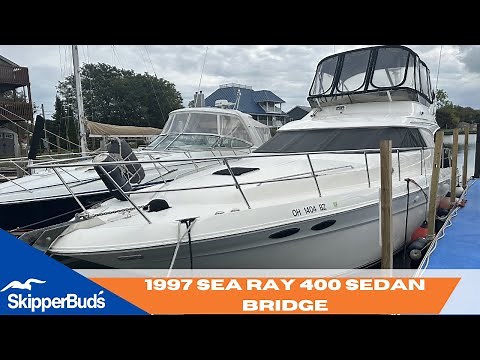 1997 Sea Ray 400 Sedan Bridge Yacht Tour SkipperBud's