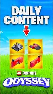 DAILY Content Day 5 of MUSCLE CAR BUILDS to LEGO Fortnite Odyssey! (NEW!)