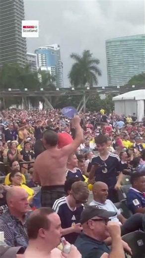 Fans react to VAR decision in favour of Scotland