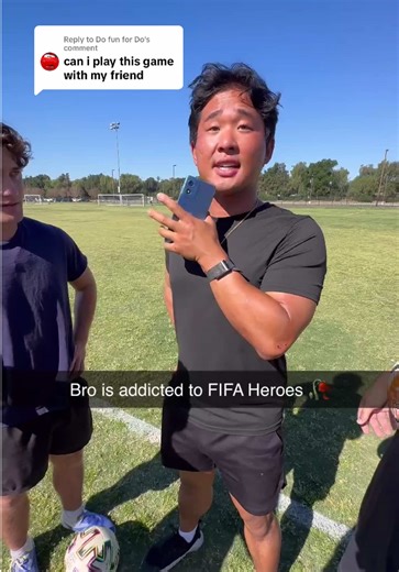 Replying to @Do fun for Do bro is addicted to FIFA Heroes already ! 😭 #FIFAHeroes #football #mobilegame
