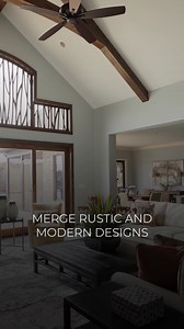 Can’t decide between modern sleek and rustic charm? Why not both? ✨🏡 Let’s create a home that’s as stunning as it is inviting: https://decoratingden.com/blog/20-best-modern-rustic-interior-design-ideas-for-your-home/ #DecoratingDenInteriors #HomeDecor #InteriorDesign #ResidentialInteriorDesigner #RusticModern | Decorating Den Interiors