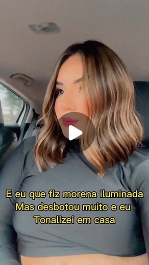 Giselle Oliveira on Instagram: "Loucura que deu certo 🙏🏻 Produto usado : Tonalizante wella touch 66/07 ( Coloquei mais escuro pois sabia que iria clarear, e ficou perfeito) + Emulsão reveladora. #morenailuminada #trend #cabelo"