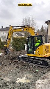 1.5M views · 8.9K reactions | A new CAT 308 excavator with TRS tilt rotator working on a private development in Norway. | RPA Media | Facebook