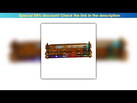 Unboxing IV27 Vintage Tube Clock Russian Digital Desk Clocks Nixie Table Clocks Desktop Electronic•