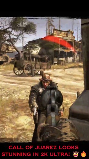 Call of Juarez Looks STUNNING in 2K Ultra! 🤠🔥#gaming #shorts #callofjuarezgunslinger #gameplay