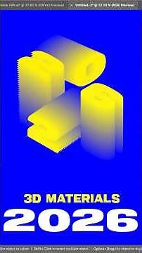 Illustrator tutorial-3D material