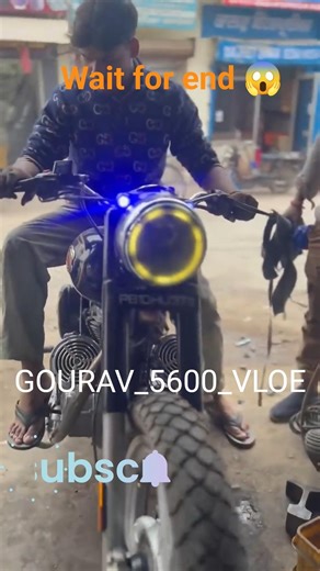 Royal Enfield Bullet Modified with Luxury Alloy Wheels! 🔥#viral #shorts