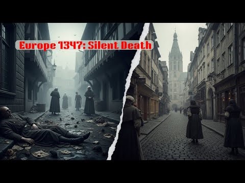 Walking Through Europe in 1347s: (AI Reconstruction)