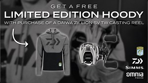 FREE Daiwa B.A.S.S. Limited Omnia Fishing CX Hoody by Simms