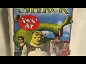Opening to shrek 2002 vhs first opening on a video quality