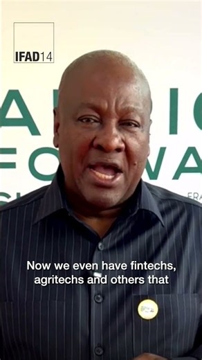 "That is the future of agriculture in Africa" - John Mahama, President of #Ghana