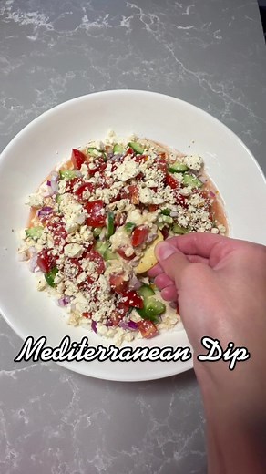 Delicious Six-Layer Mediterranean Dip Recipe