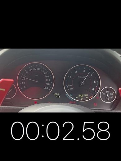 BMW f30 320d スポーツ 0-100加速#bmw