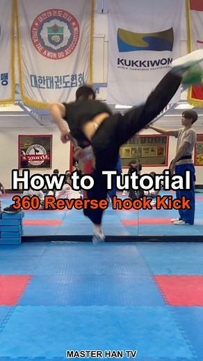 🥋360 reverse hook kick tutorial 🥋360 점프 뒤후리기 차는 방법 📲 Let me know your thoughts by commenting below. 👯And sharing this video with your friends. #howto #360 #spin #hookkick #control #stretch #kick #cordination #accuracy #balance #wt #itf #taekwondo #training #idea #motivation #sport #martialarts #movie #action #karate #kungfu #태권도 #kickboxing #tutorial #lesson #class #youtube #reels #instagram | taeyoung_h