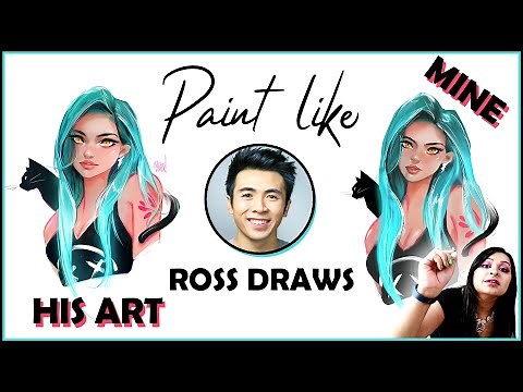 ⭐ ROSS DRAWS TUTORIAL | Ross Tran Style Study 🎨