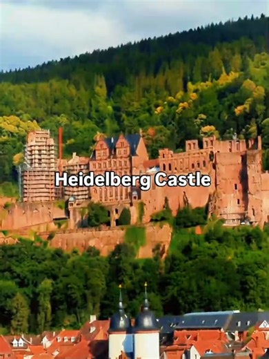 Panoramic Views of Heidelberg Castle in Germany