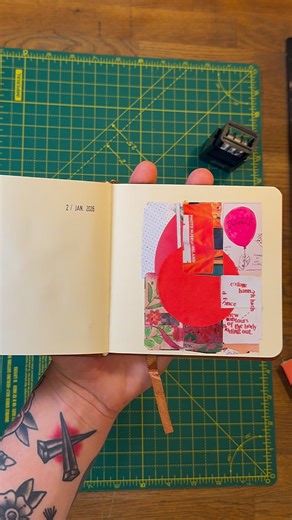 How to Make Collage Art with Paper (Easy Way) 021/365 #paperart #papercollage