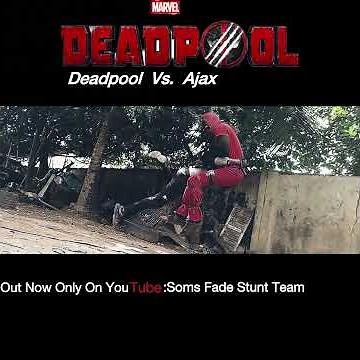 Final Fight : Deadpool vs Ajax from the movie DEADPOOL PART 2 #shorts