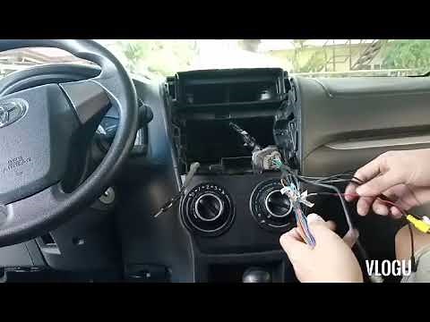 Toyota Avanza 2018 model 2din Car Stereo installation