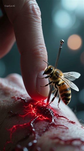 NEVER Pinch a Bee Sting! 🐝 Here is Why (3D Animation)
