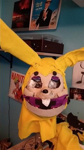 8 bit spring Bonnie head in my style #fnaf #fivenightsatfreddys #springbonnie #afton