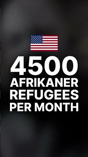 4500 Afrikaner refugees per month