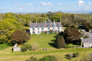 A magnificent coastal estate on Holy Island, complete with private beaches, farmland and a grand house at its core