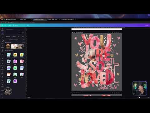 How to Create Cut-Out Text in Canva | Easy Graphic Design Trick (Live Replay)
