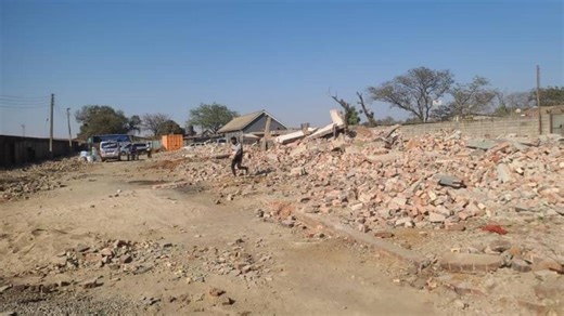 ZANU-PF's main sponsor, Mayor demolish school to erect Spazas