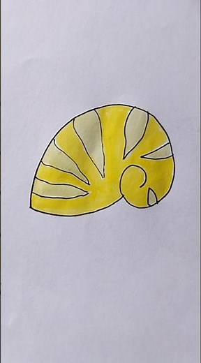 Seashell Drawing For Kids #seashell #sea #kidstvforfun #trending #shorts #viralshorts #drawing