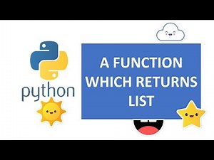 function Returning list in python