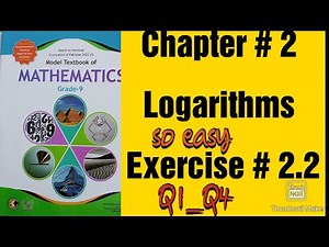 Model Textbook of Mathematics Grade 9 | Exercise 2.2 | Q1_Q4