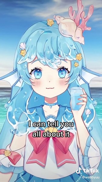 This song is too catchy so I had to use it 👀 #vtuber #anime #kawaii #water #drinkwater #stayhydrated #corn