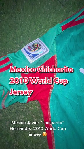Mexico Javier “Chicharito” Hernandez 2010 World Cup Jersey #chicharito #mexico #adidas #adidasfootball #adidasmexico #adidas #sports #sportsjerseys #waka #wakakaeheh #shakira #14 #seleccionmexicana @Javier