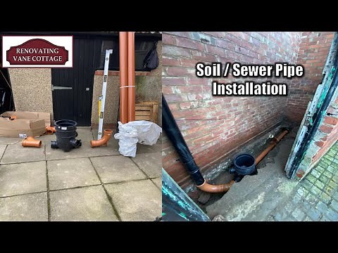 Soil Pipe / Sewer pipe Install #38