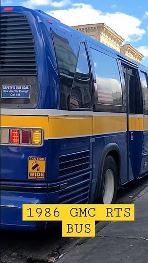 1986 GMC RTS MTA Metrocard bus